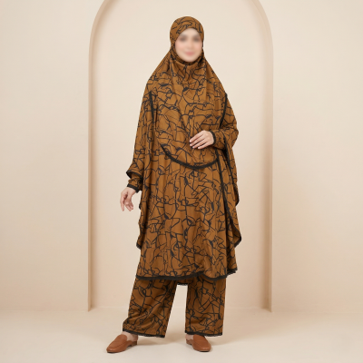 Elegant Palazzo long Khimar Set